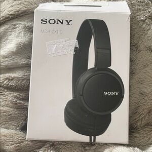 Sony On-Ear Black Headphones